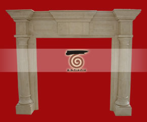 stone fireplace mantel E-FP085 (WFP150)