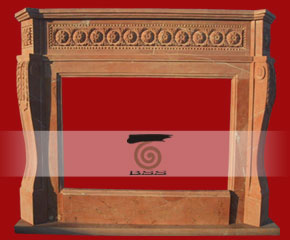 stone fireplace mantel surround O-FP001