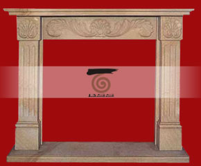 sandstone fireplace O-FP021 (WFP013)