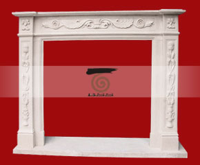 marble fireplace O-FP032 (WFP034)