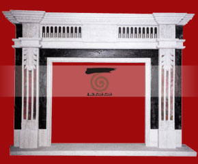 marble fireplace O-FP035 (WFP038)