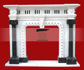 marble fireplace O-FP043 (WFP053)