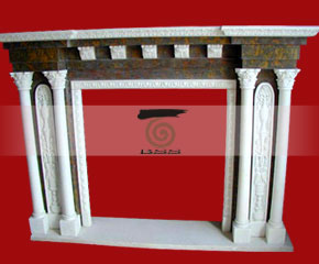 marble fireplace O-FP046 (WFP068)