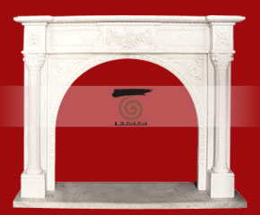 marble fireplace O-FP050 (WFP078)
