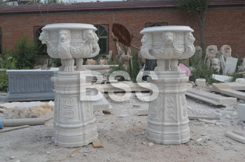 marble and stone carved garden