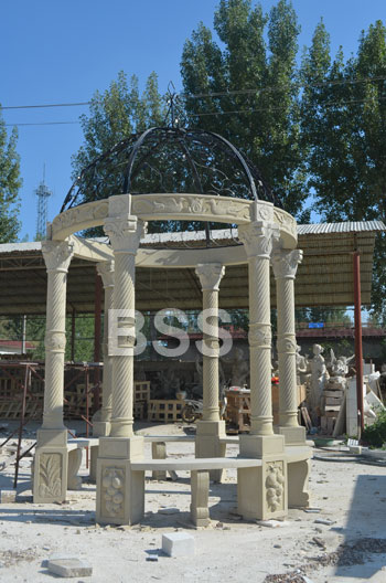 marble and stone carved garden
