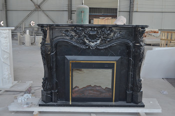 fireplace mantel